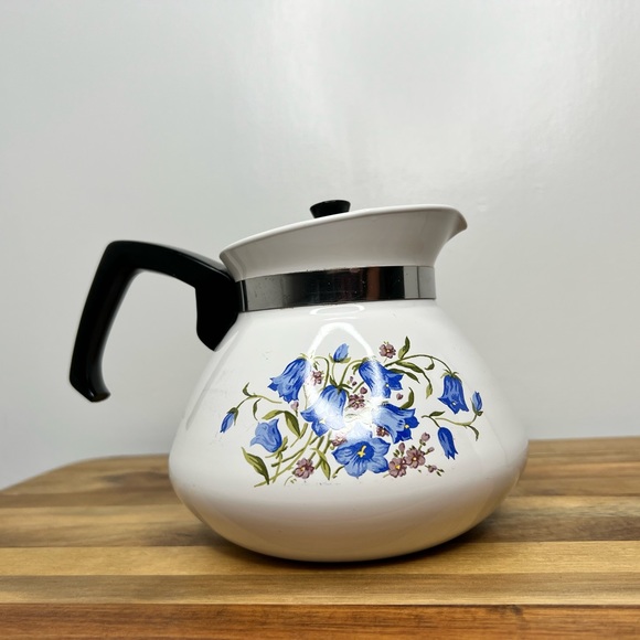 Corningware Other - Vintage Corningware Blue Dusk 6 Cup Teapot